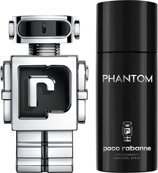 Paco Rabanne Phantom Coffret Eau de Toilette 100ml Parfum Homme Élégant Édition Noël - Afanaya