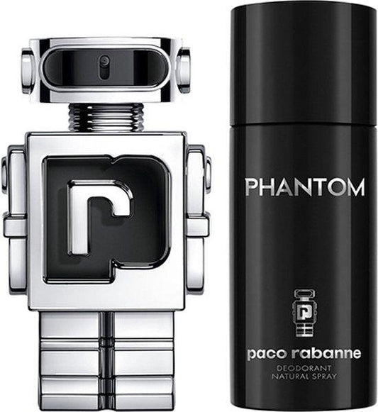 Paco Rabanne Phantom Coffret Eau de Toilette 100ml Parfum Homme Élégant Édition Noël.