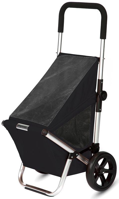 Playmarket Go Fun Trolley Black Shopping Cart With 48L Capacity And Large Top Opening 36x30cm.