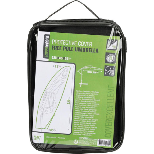 Waterproof Cantilever Parasol Cover Up To 350 Cm Heavy Duty Protective Cover With Zipper UV Resistant 30 Plus.