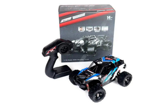 Remote Control 2.4GHz Buggy RC Fast Off - Road 36km/h with Lights 1:18 4WD - Afanaya