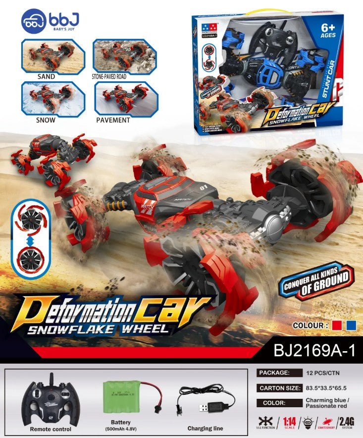 Remote Control Car 4x4 RC Drift 360° Rotation Gift Toy for Kids 6 - 12 Years - Afanaya