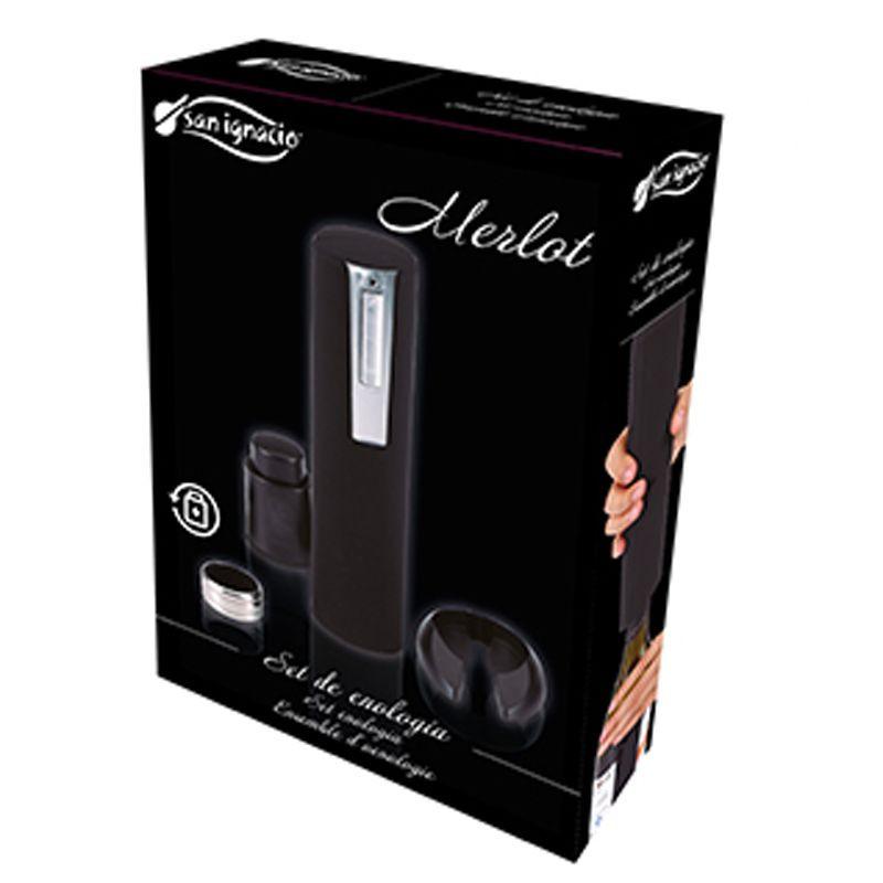 San Ignacio Electric Corkscrew Wine Opener Set – Complete Kit.