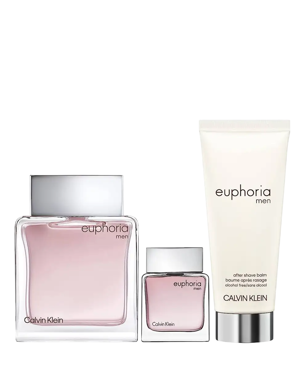 Coffret Calvin Klein Euphoria Homme – EDT 100ml + EDT 15ml + Baume Après-Rasage 100ml – coffret