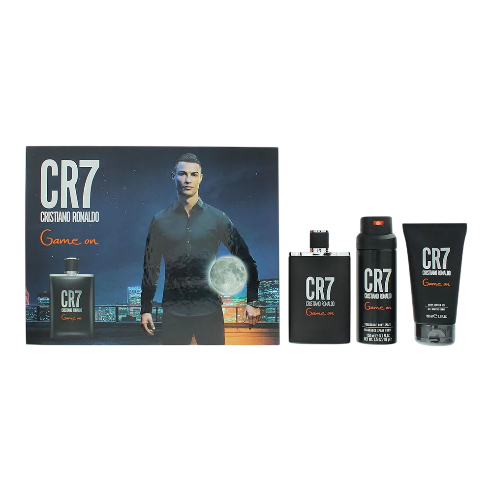Visuel produit Coffret parfum Cristiano Ronaldo CR7 Game On pour homme, 3 pièces – produit