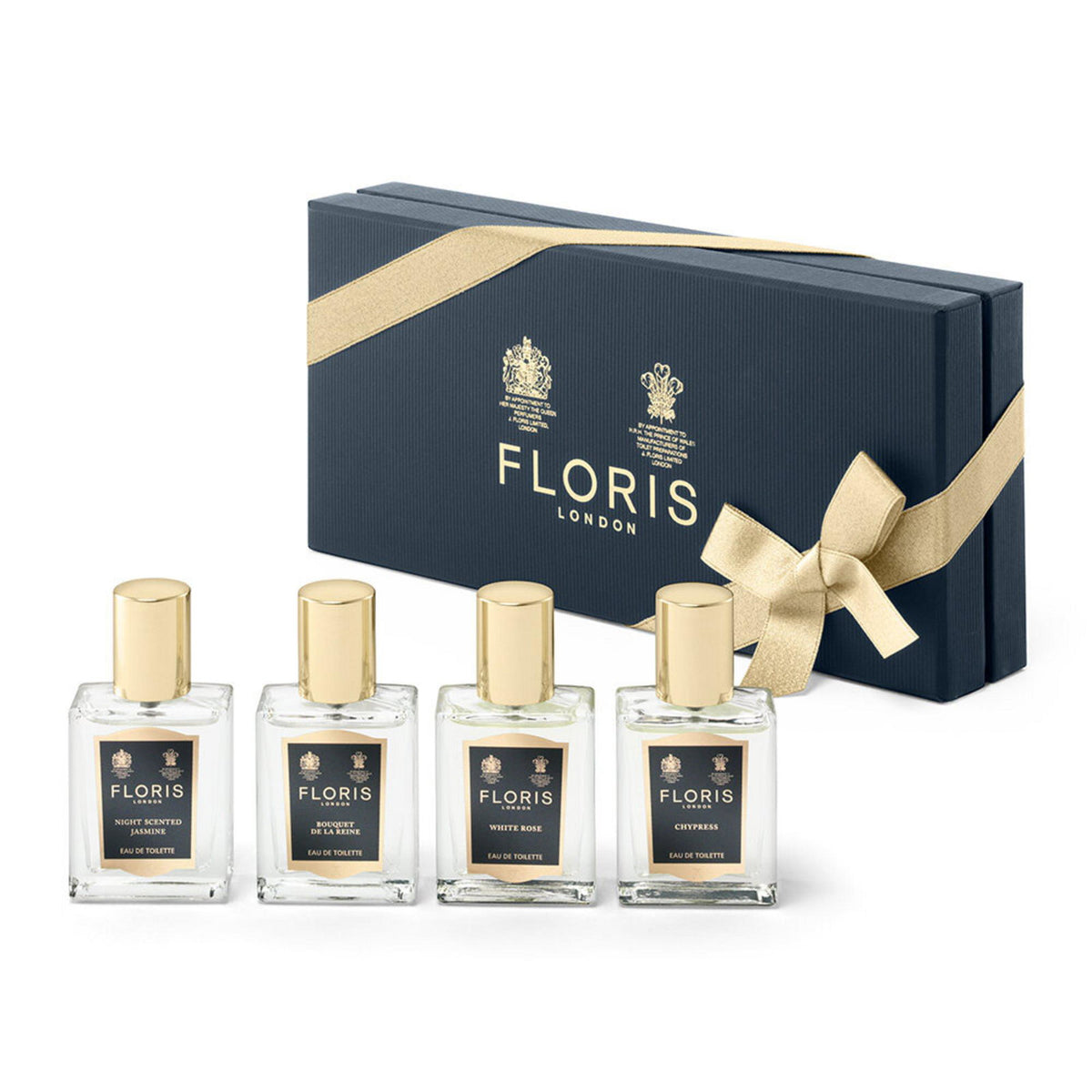 Floris of London Night Scented Jasmine & Bouquet De La Reine Perfume Gift Set for Women & Unisex, 4 Pieces – product image