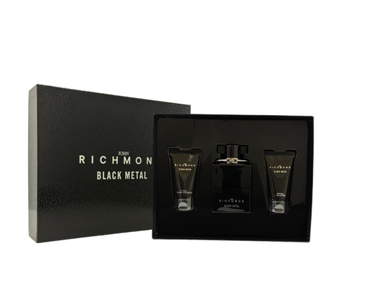 John Richmond Black Metal Eau de Parfum 100ml Coffret + Gel douche 50ml + Lait corps 50ml