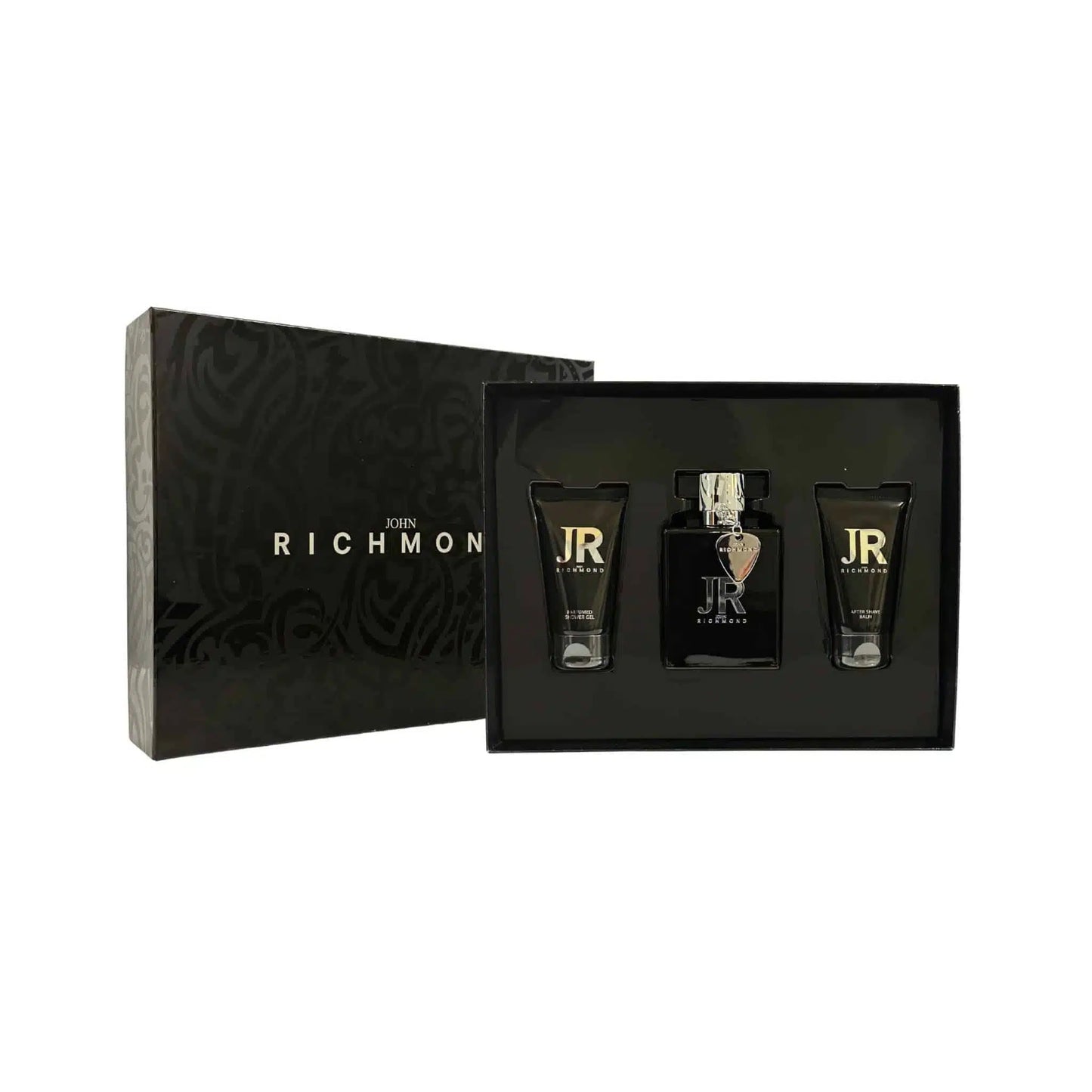 Coffret cadeau John Richmond Man Eau de Parfum 100 ml + Gel Douche 50 ml + Baume Après-Rasage 50 ml
