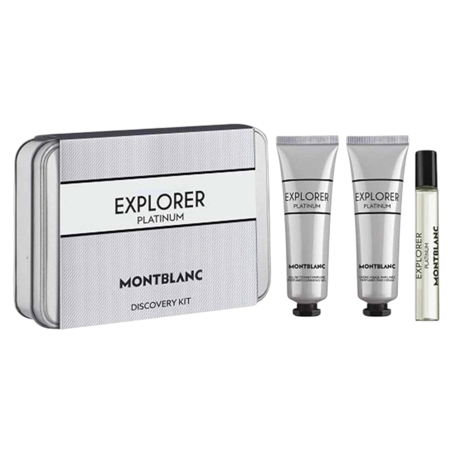 Montblanc Explorer Platinum EDP 7.5ml + Face Cream 30ml + Shower Gel 30ml Set Men