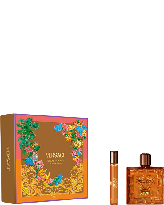 Set Versace : Eros Najim, Eau De Parfum, Pour Homme, 100 ml + Eros Najim, Eau De Parfum, Pour Homme, 10 ml