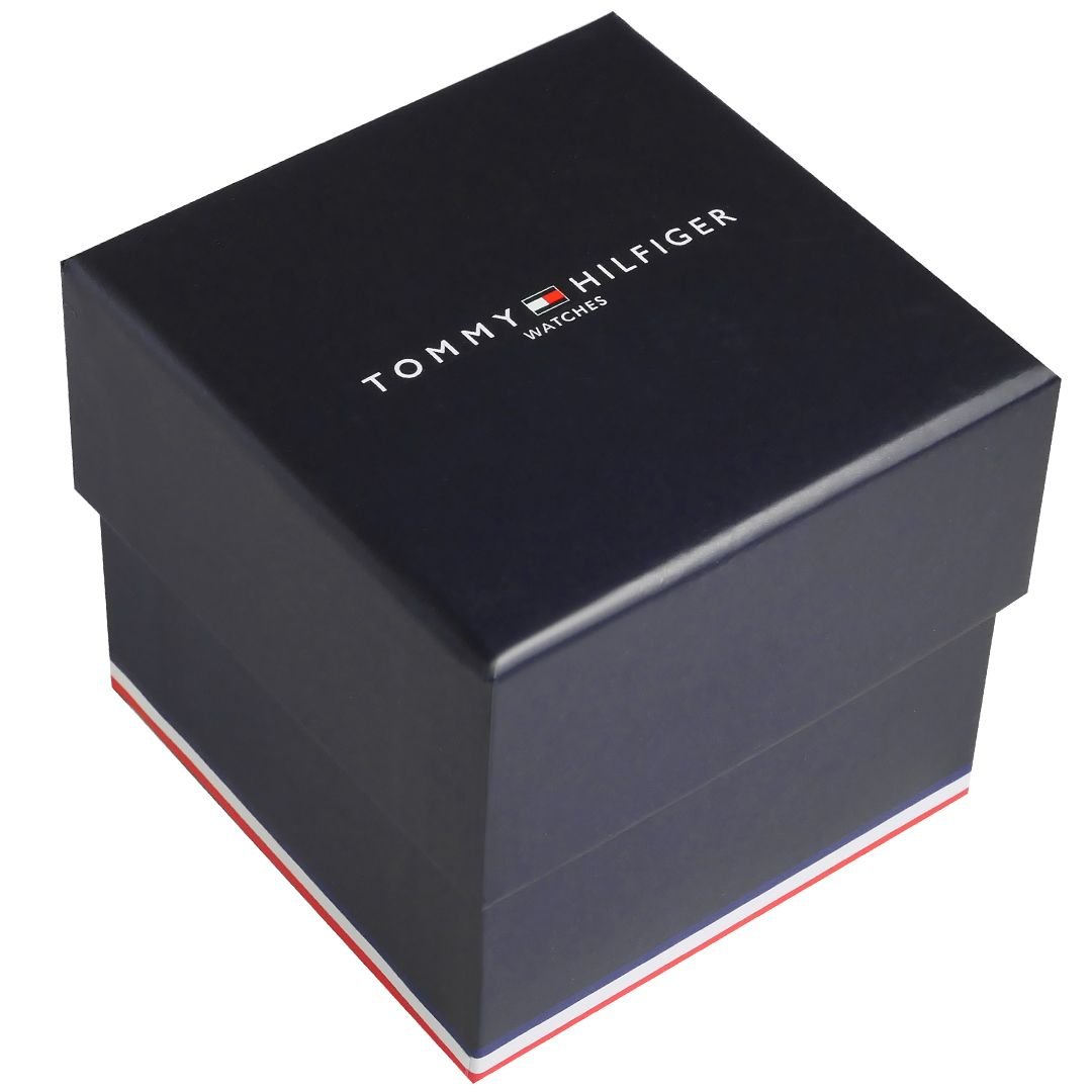 Tommy Hilfiger Daniel 1710384 Mens Stainless Steel Chronograph Watch With Blue Dial.