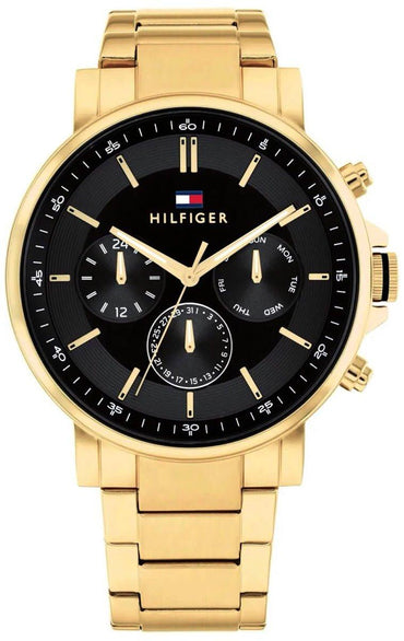 Tommy Hilfiger Kyle 1791632 Men’s Chronograph Watch Stainless Steel Silver with Original Box.