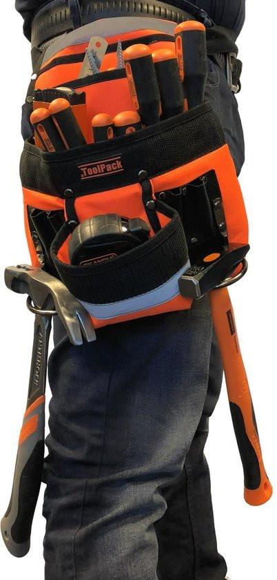 ToolPack Hi Vis Tool Holster Rugged Durable Belt Attachment For Work Belts Ideal For Contractors.
