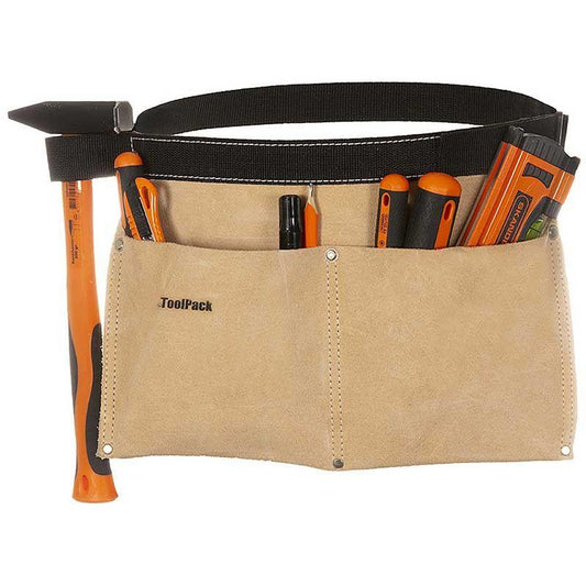 ToolPack Synthetic Leather Work Apron – Professional & Durable.