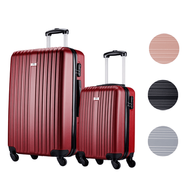 Trolley Set 2Pcs Red - Afanaya