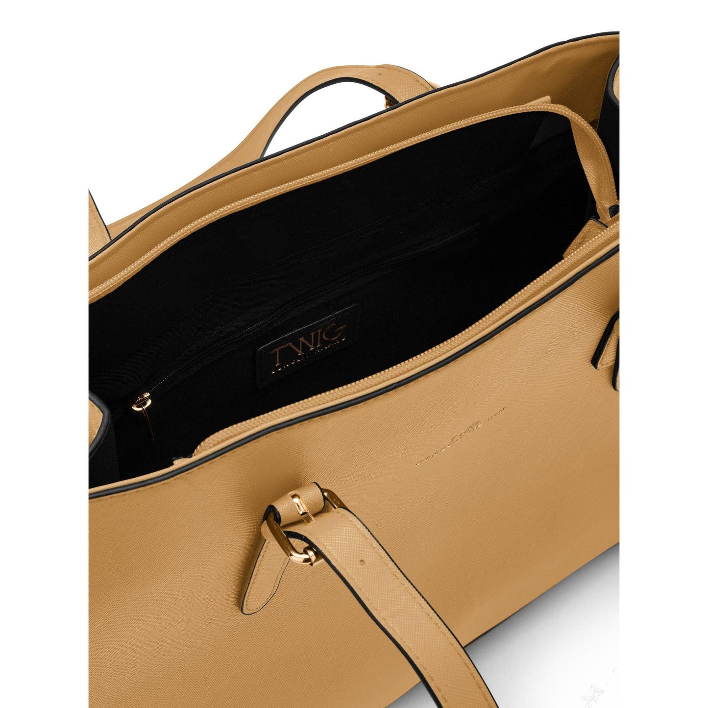 Twig Shelley SHY02 Women’s Shoulder Bag Elegant Brown Faux Leather Handbag.