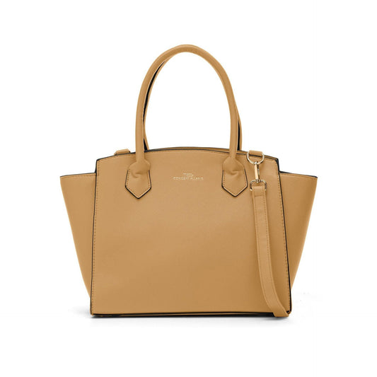 Twig Brown Women’s Shoulder Bag Bolena BOL02 Elegant Faux Leather Handbag.