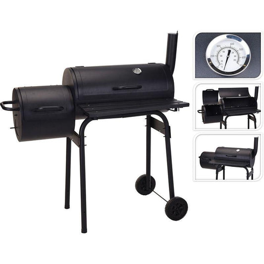 Vaggan Barbecue Smoker Outdoor Grill And Smoker Combo For Grilling And Smoking Delights.