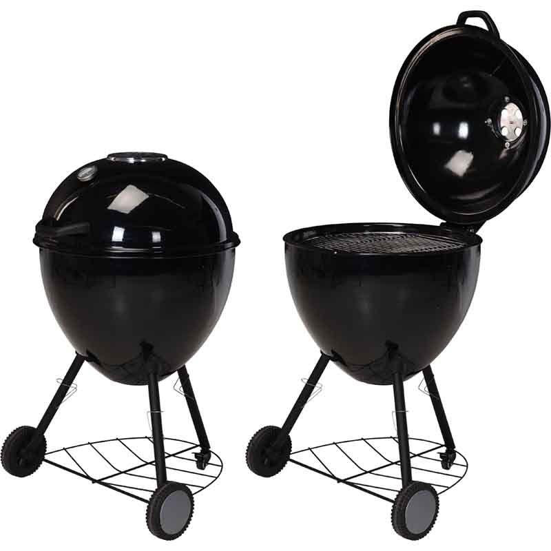 Vaggan Luxe Charcoal Barbecue XL 56.5cm Diameter Outdoor Grill Large Gatherings Stable Stand.