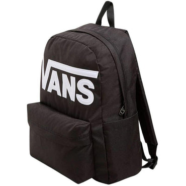 Vans Old Skool Drop V Backpack in Black - Classic Streetwear Bag.