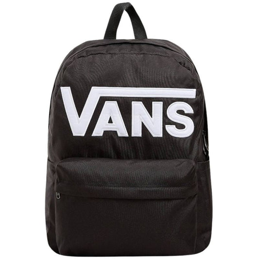 Vans Old Skool Drop V Backpack– Black | Classic Streetwear Everyday Bag - Afanaya