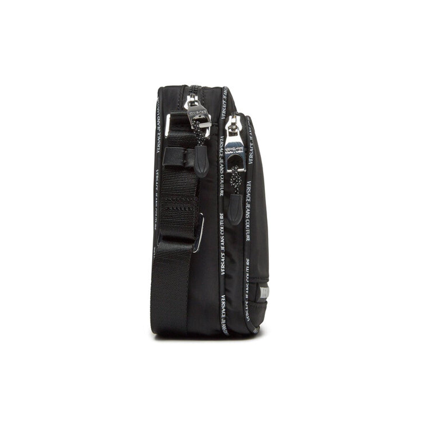 Versace Jeans Crossbody Bag For Men Luxury Leather Accessory With Iconic Logo.