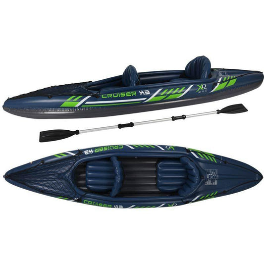 XQ Max Kayak Cruiser X3 2-Person 342cm – Durable Touring Kayak for Lakes & Rivers.