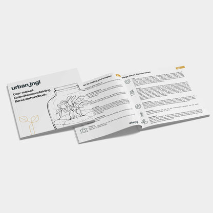 Terrarium Diy Kit - Drop Xxl Red - Bottle Garden - ↑ 43 Cm