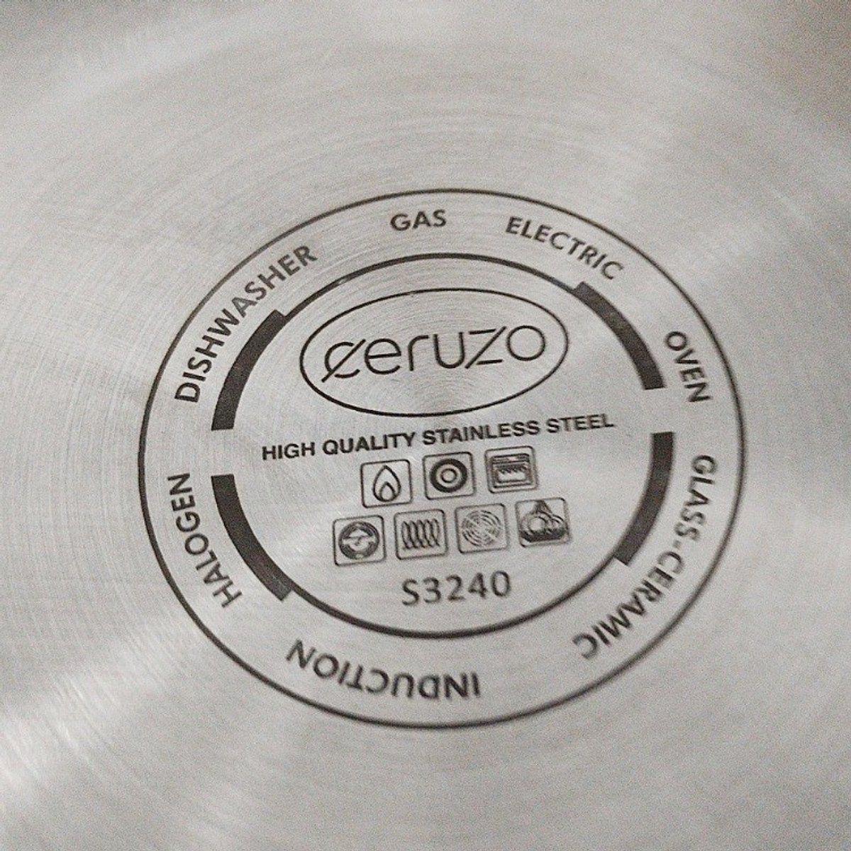 Ceruzo Pannenset 8-Delig - Alle Warmtebronnen - Inductie