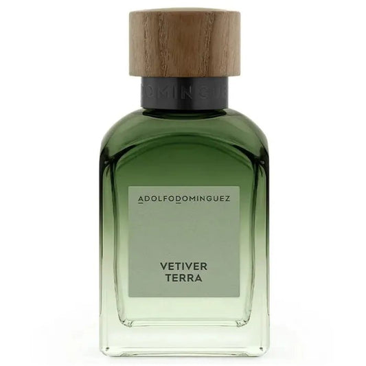 Adolfo Dominguez Vetiver Terra Eau de Parfum Spray Parfum Homme Boisé Aromatique 120ml - Afanaya