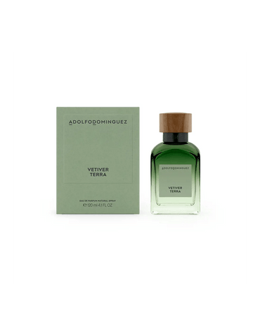 Adolfo Dominguez Vetiver Terra Eau de Parfum Spray Parfum Homme Boisé Aromatique 120ml - Afanaya