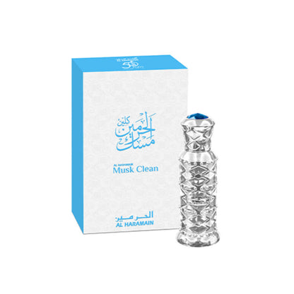 Al Haramain Musk Clean Huile Parfumée Mixte 12ml – vue 2