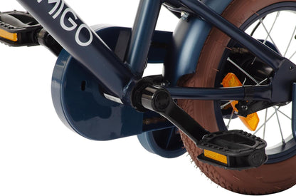 AMIGO 2Cool Boys Kids Bike 12" with Coaster Brake and V - Brake From 3 to 5 Years - Blue - Afanaya