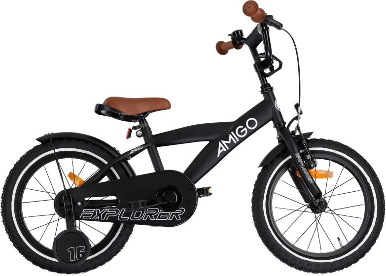 AMIGO Explorer Boys’ Bike 18 Inch Kids Bicycle with Coaster Brake & Front V‑Brake - Afanaya