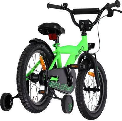 AMIGO Explorer Boys’ Bike 18 Inch Kids Bicycle with Coaster Brake & Front V‑Brake - Afanaya