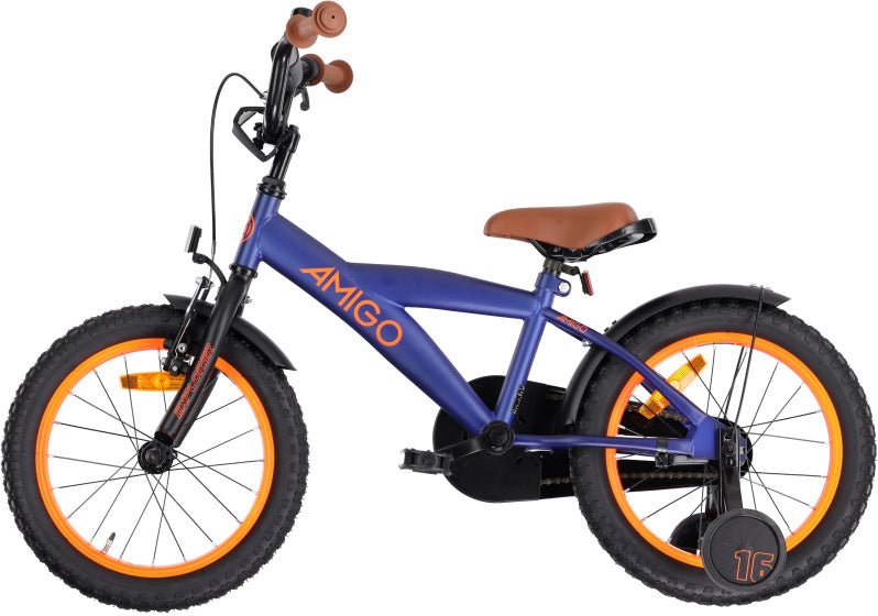 AMIGO Explorer Children's Bike 16 Inch With handbrake Back - up Pedaling Handlebar - Afanaya