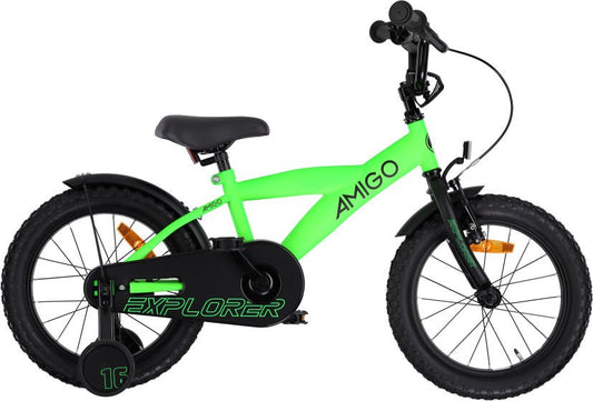 AMIGO Explorer Children's Bike 16 Inch With handbrake Back - up Pedaling Handlebar - Afanaya