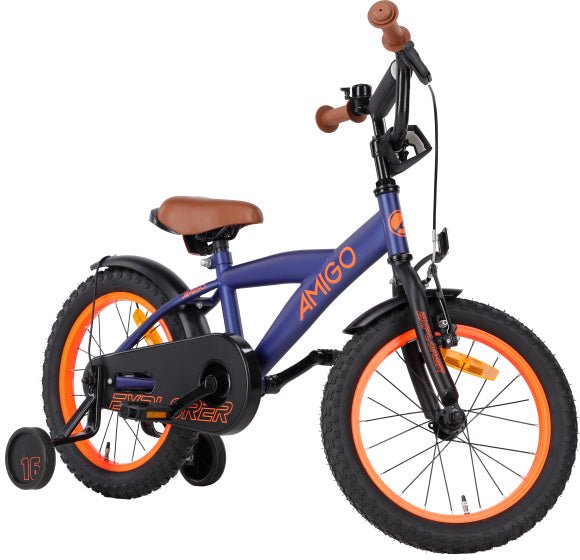 AMIGO Explorer Children's Bike 16 Inch With handbrake Back - up Pedaling Handlebar - Afanaya