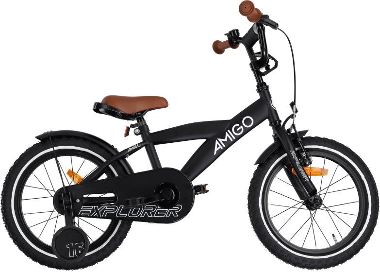 AMIGO Explorer Children's Bike 16 Inch With handbrake Back - up Pedaling Handlebar - Afanaya