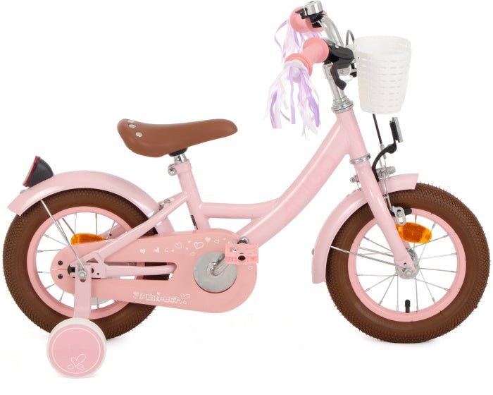 AMIGO Perfect 12" Girls Bike Kids Bicycle with Coaster Brake Lightweight Cycle - Afanaya