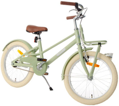 AMIGO Urban Girls’ Bike 18″ Aluminium Frame with Back - Pedal Coaster Brake - Afanaya
