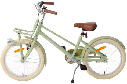 AMIGO Urban Girls’ Bike 18″ Aluminium Frame with Back - Pedal Coaster Brake - Afanaya