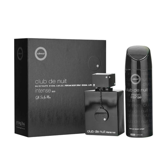 Armaf Club De Nuit Intense Man Eau de Toilette 200ml + Body Spray 200ml Parfum Homme Épicé Boisé - Afanaya