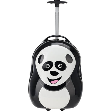 Backpack Children's Suitcase Panda Child Baggage Set with Retractable Handle - Afanaya