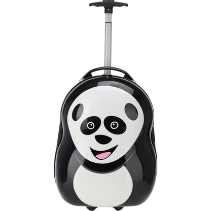 Backpack Children's Suitcase Panda Child Baggage Set with Retractable Handle - Afanaya