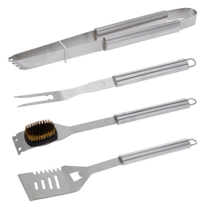 Barbecue Tool Set in Aluminum Suitcase Complete BBQ Grill Accessories Kit - Afanaya