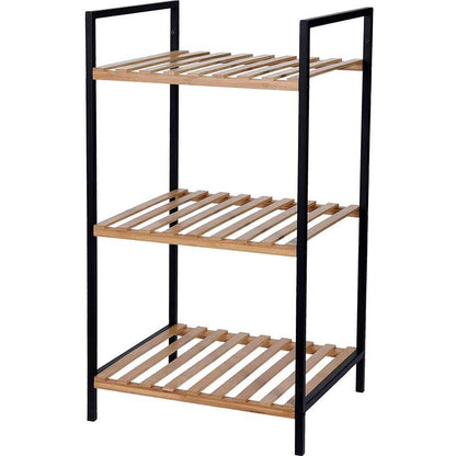 Bathroom Towel Rack 3 - Tier Storage Shelf – 38 x 32 x 70 cm Space - Saving Organizer - Afanaya