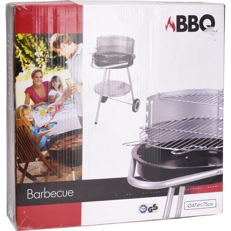 Bbq Barbecue - Halfrond - Met In Hoogte Verstelbaar Grillrooster - Afanaya