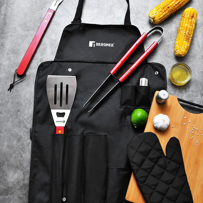 Bergner Bbq Accessoires - Geschenkset - 7 - Delig - Afanaya