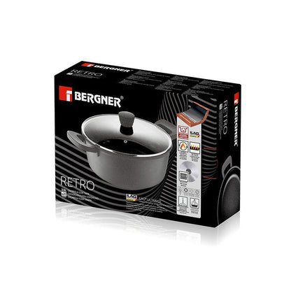 Bergner Kookpan Retro - Inductie - D20 X H9.5 Cm - 2.5 Liter - Afanaya
